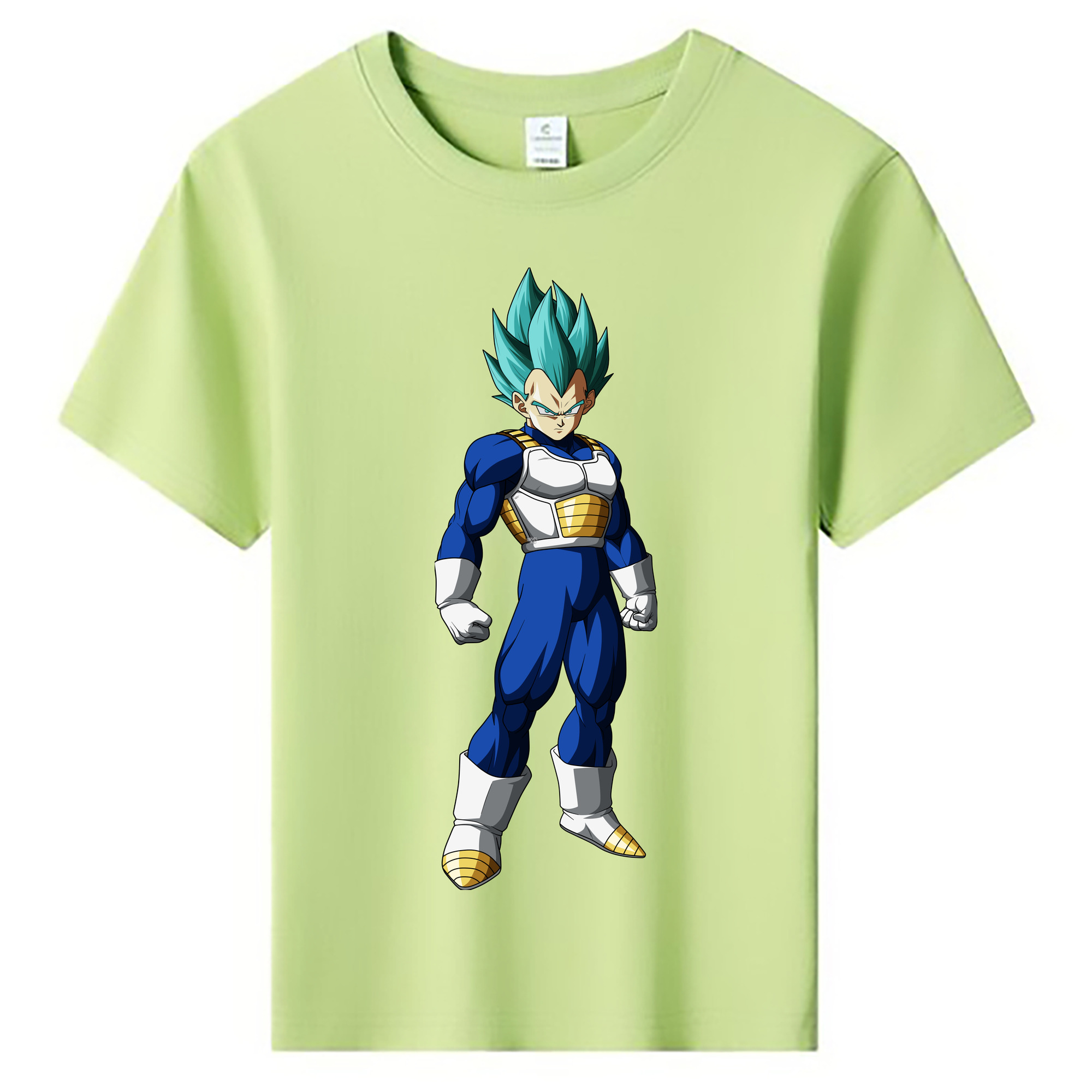 （画像用） ドラゴンボール ベジータ四世（Bejīta Yonsei）DRAGON BALL Vegeta IV 綿100％キッズTシャツ（フロントプリント）